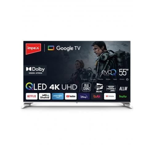 شاشة QLED امبيكس 55 بوصة 4K Ultra HD