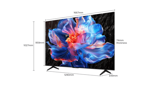 شاشة تي سي ال 75 بوصة 4K ULTRA HD GOOGLE TV