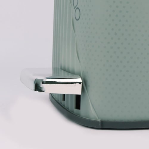 درام زبالة بلاستيك رمادي دعاسة