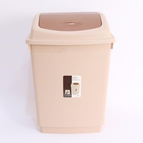 درام زبالة بلاستيك بيج بغطاء 10 لتر