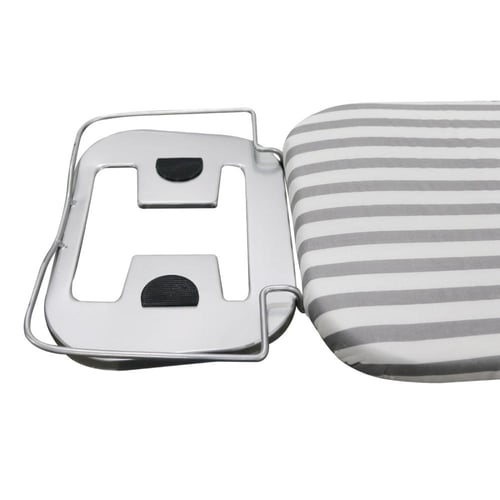 طاولة كوي سول ستار مخطط ابيض رمادي 110*33 سم