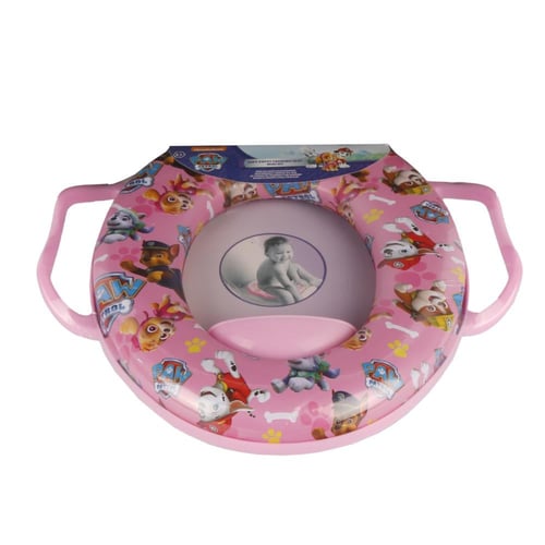 كرسي حمام اطفال وردي