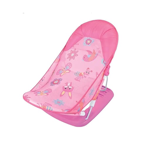 كرسي ترويش اطفال وردي بقاعدة