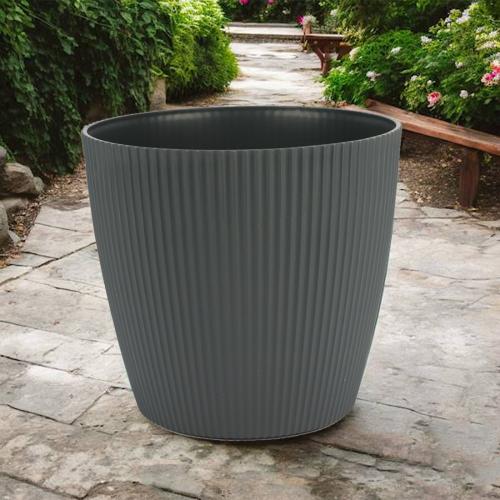 مركن زرع رصاصي 33*23*30 سم