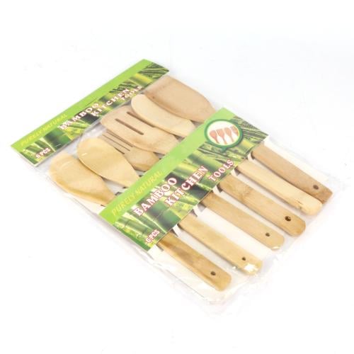 طقم ملاعق طبخ خشب 6ح