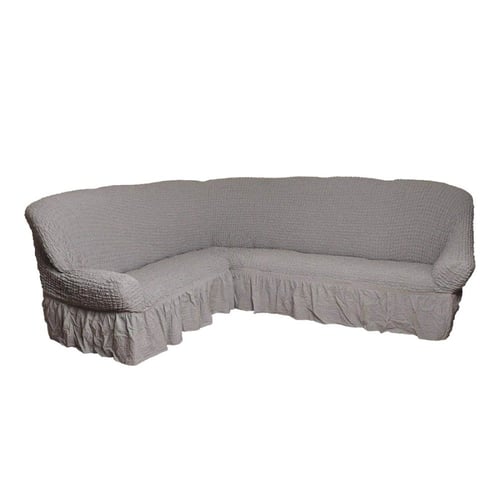 تلبيسة كنب زاوية لون رمادي SL103247