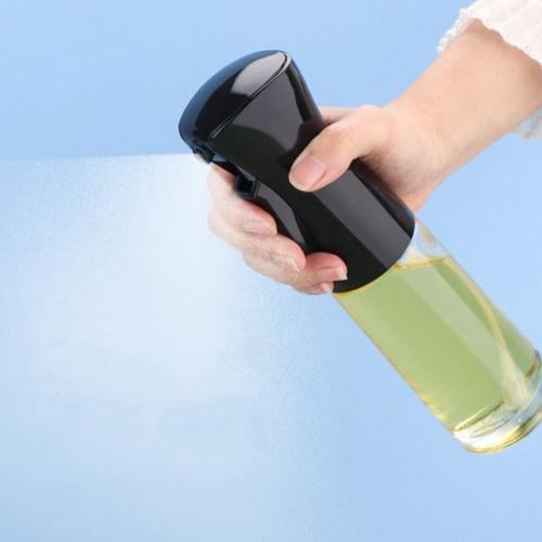 مزيتة زجاج بخاخ غطاء بلاستيك اسود