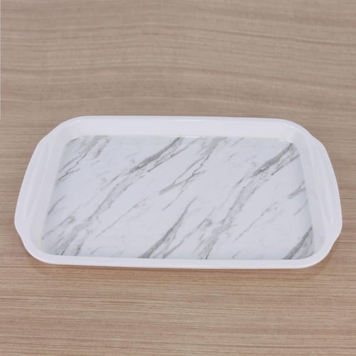 تباسي ميلامين مستطيل رخامي 56*34.5CM