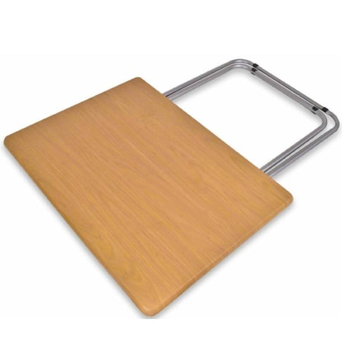 طاولة خشب مستطيل رجول حديد مقاس 90*90*4.5سم