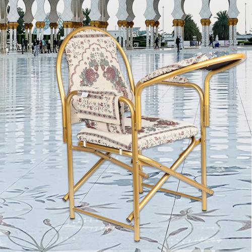 كرسي صلاة قماش ابيض