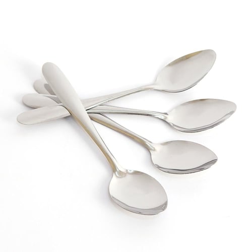 ملاعق طعام استيل فضي 6ح