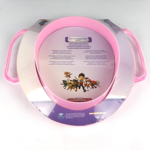 كرسي حمام اطفال وردي