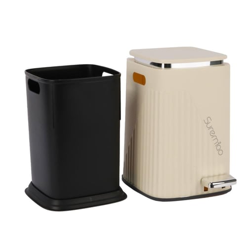 درام زبالة بلاستيك ابيض دعاسة