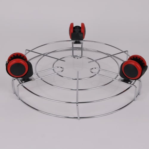 قاعد أسطوانة غاز ستانلس ستيل من سوول ستار 34 سم فض...