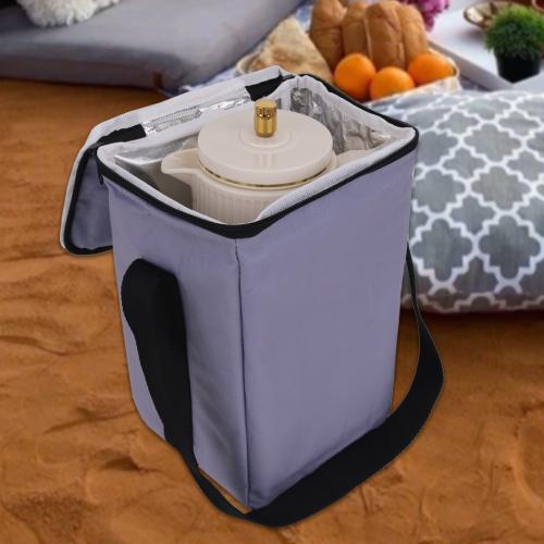 شنطة رحلات اللون رمادي مقاس cm 20*17*30