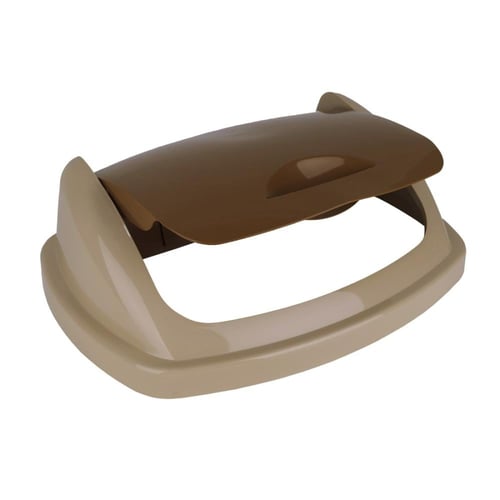 درام مهملات بلاستيك80 لتر رصاصي