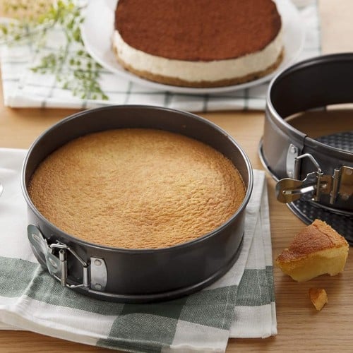 قالب كيك دائري قابل للإزالة 18 سم - غير لاصق ومقاو...