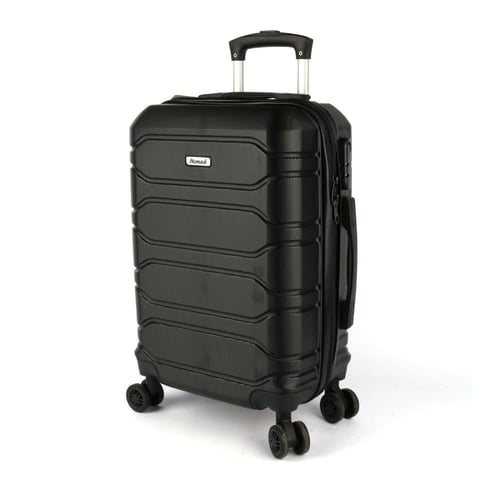 شنط سفر فايبر لون أسود مقاس 20