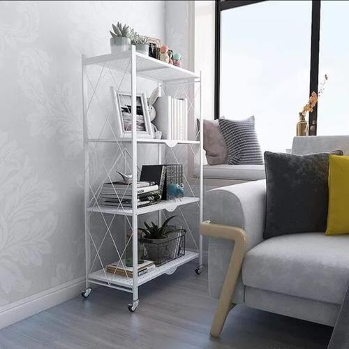 ارفف حديد شبك ابيض4 دور بكفرات