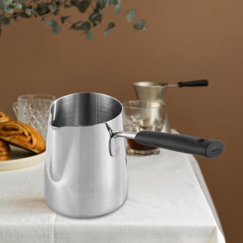 ركوة قهوة استيل يد بلاستيك 1000 مل