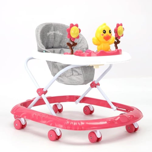 مشاية اطفال وردي