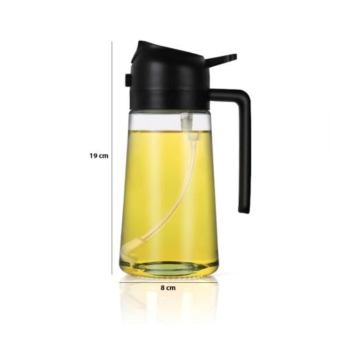 مزيتة زجاج بخاخ غطاء بلاستيك اسود