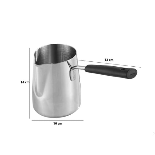 ركوة قهوة استيل يد بلاستيك 1000 مل