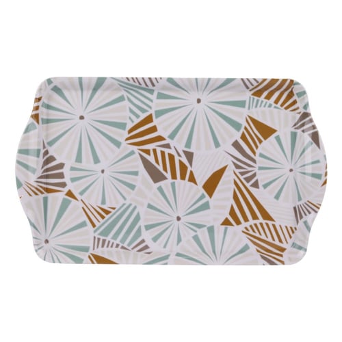 تباسي ميلامين مستطيل مشجر 32*18سم