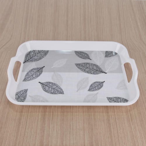 تباسي ميلامين مستطيل مشجر 44.5*28.5CM