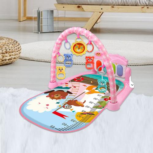 مفرش اطفال ارضي بيانو مع شخاشيخ