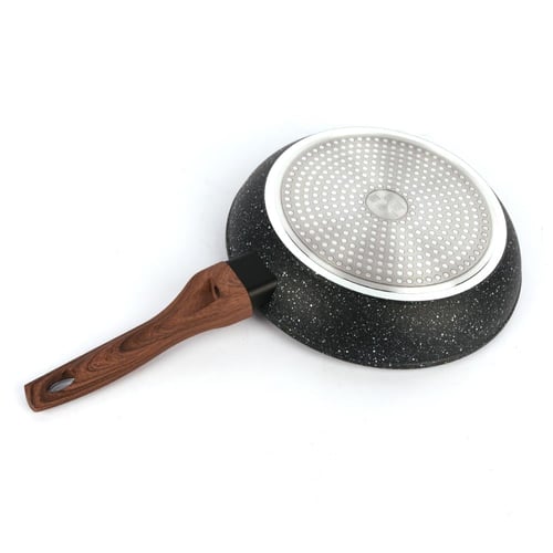 طقم قدور جرانيت غطاء زجاج 7 قطع