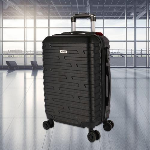 شنط سفر لون أسود مقاس 24