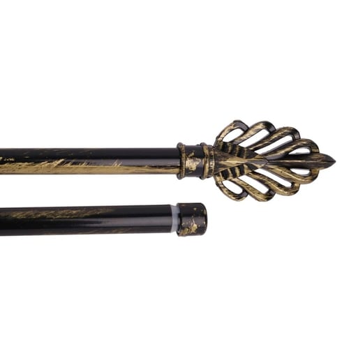 عمود ستارة مزدوج للنوافذ من سوول ستار لون أسود 160...