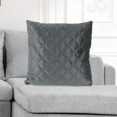 مخدة جلوس رمادي مربع