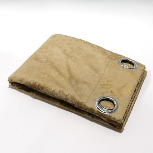 ستارة قماش مخمل بني 140*240 سم