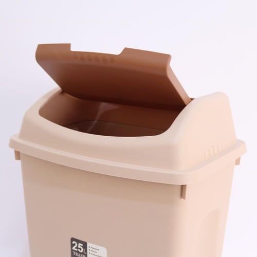 درام زبالة بلاستيك بيج بغطاء 50 لتر