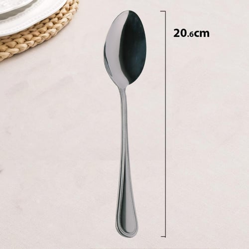 ملاعق طعام استيل فضي 6ح