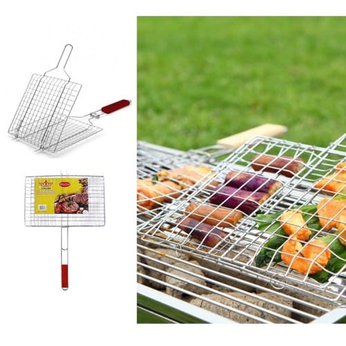 سلة شواء جوهره - شبك شواء من الفولاذ المقاوم للصدأ...