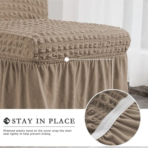 تلبيسة كنب لمقعد واحد لون بني SL103277