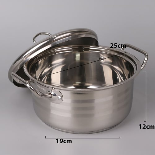 قدر ستانلس ستيل ، قدر طبخ من سوول ستار 25 سم SL102...