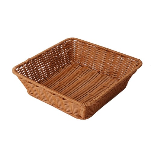 سلة خيزران مربع مقاس 22*22*7 سم SL103079