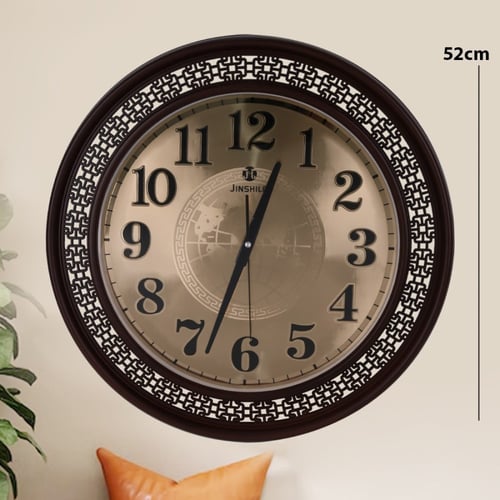 ساعة حائط دائرية بلاستيك، تعمل بالبطارية SL102903