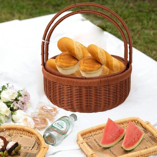 طقم سلة رحلات مصنوعة من الخسف 2 قطعة من سوول ستار...