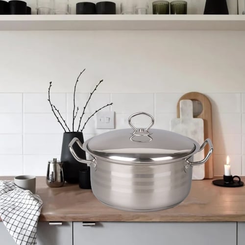 قدر ستانلس ستيل ، قدر طبخ من سوول ستار 25 سم SL102...