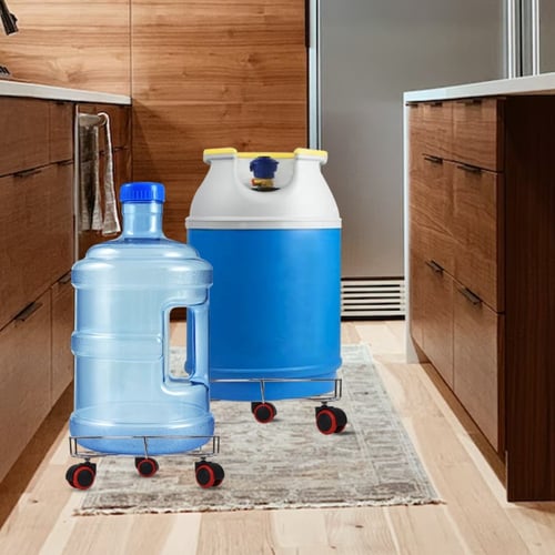 قاعد أسطوانة غاز ستانلس ستيل من سوول ستار 34 سم فض...