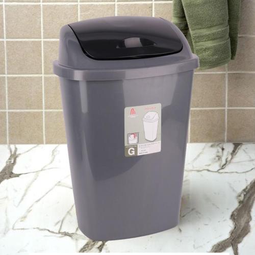 درام مهملات بلاستيك80 لتر رصاصي