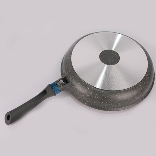 طقم قدور جرانيت رمادي 10 قطعة غطاء زجاج