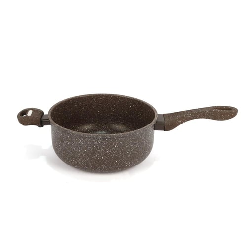 قدور جرانيت غطاء زجاج مقاس 26سم