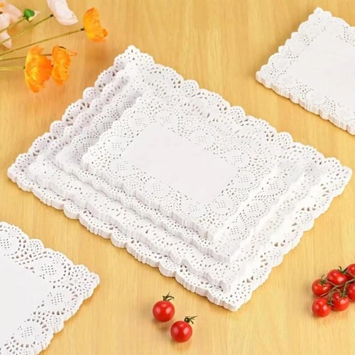 ورق دانتيل ابيض 1000ح 20*30 سم