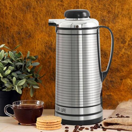 ترامس شاي مخطط 1 لتر